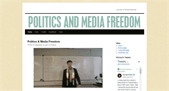Desktop Screenshot of politicsandmediafreedom.net